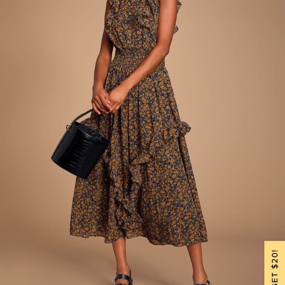 Lulus dress, new. Size small. Boho and festival - Picture 9 of 9